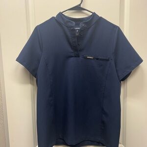 Jaanuu Women’s Navy Scrub Top (XS)